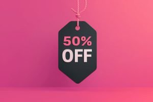 تخفیف ۵۰ درصدی همه محصولات